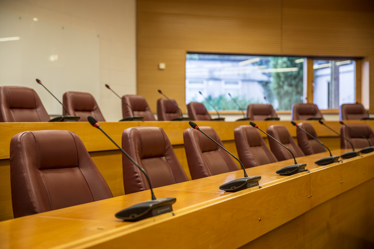 Clifford Barclay Lecture Theatre at Saïd Business School, ideal for conferences and meetings.
