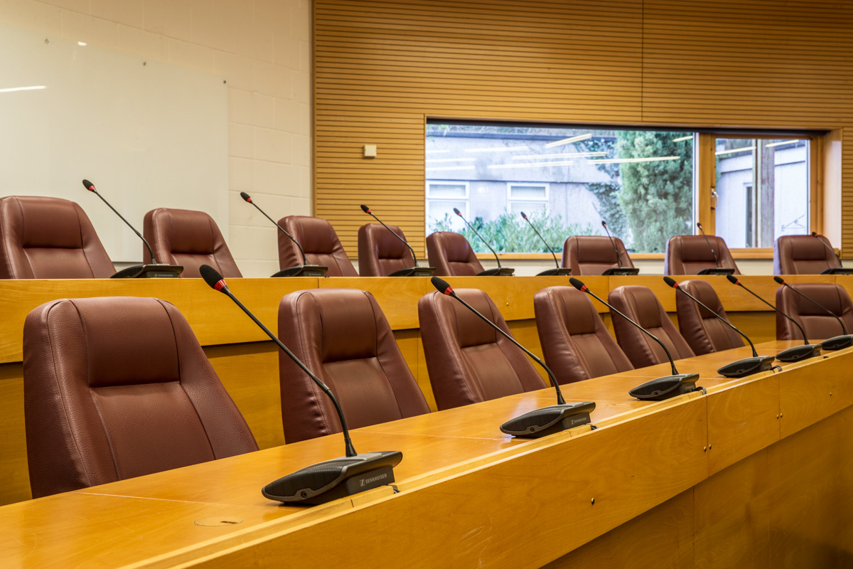 Clifford Barclay Lecture Theatre with ergonomic seating, ideal for conferences and presentations.