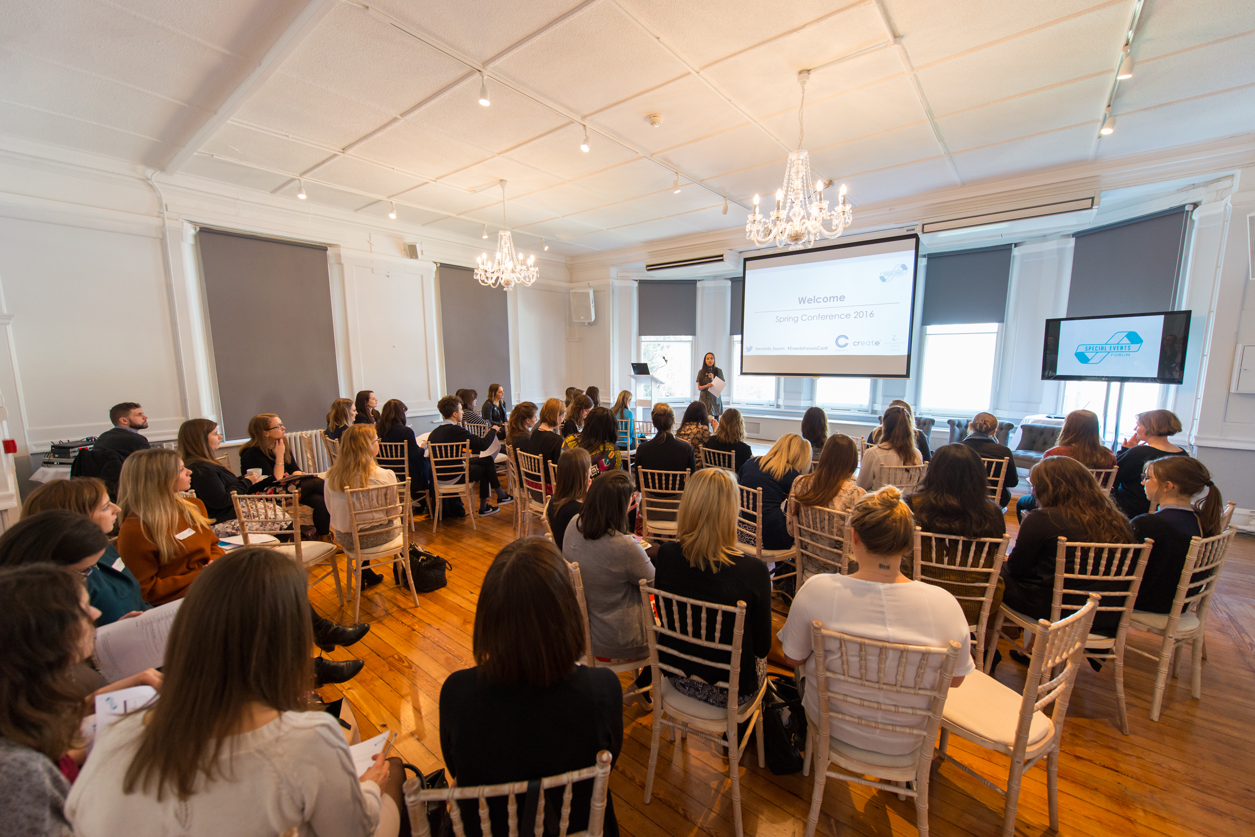 Event space in Winchester House with elegant decor, ideal for workshops and seminars.