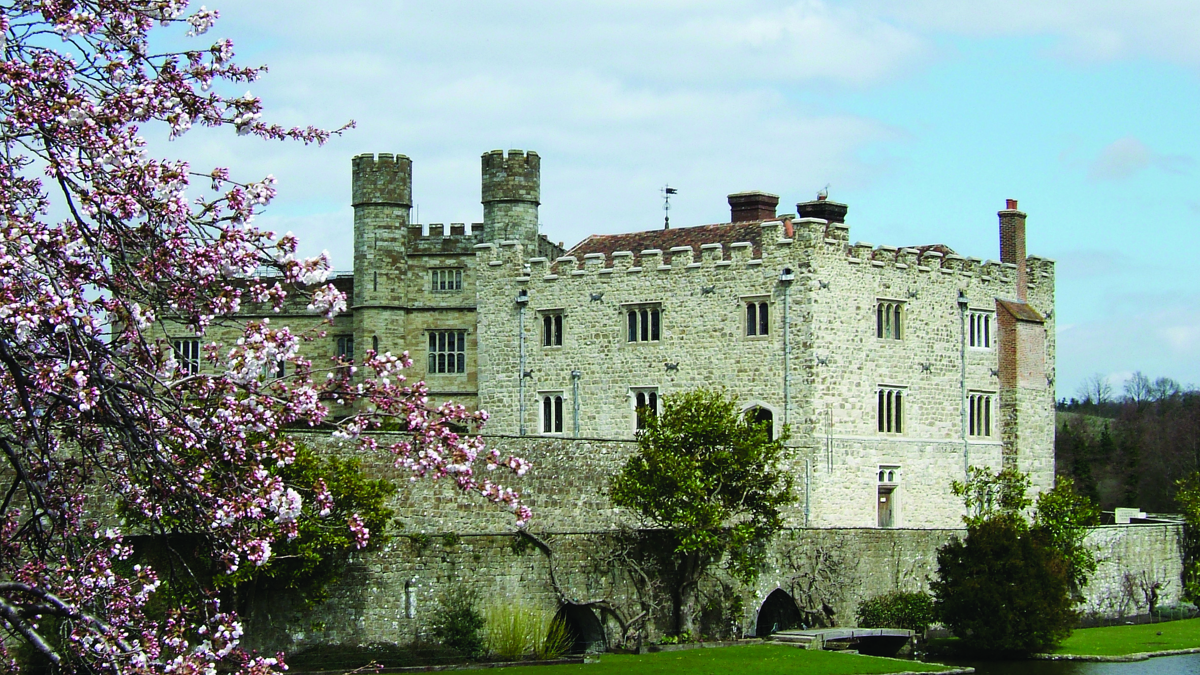 Maiden's Tower at Leeds Castle, a stunning venue for weddings and corporate events.