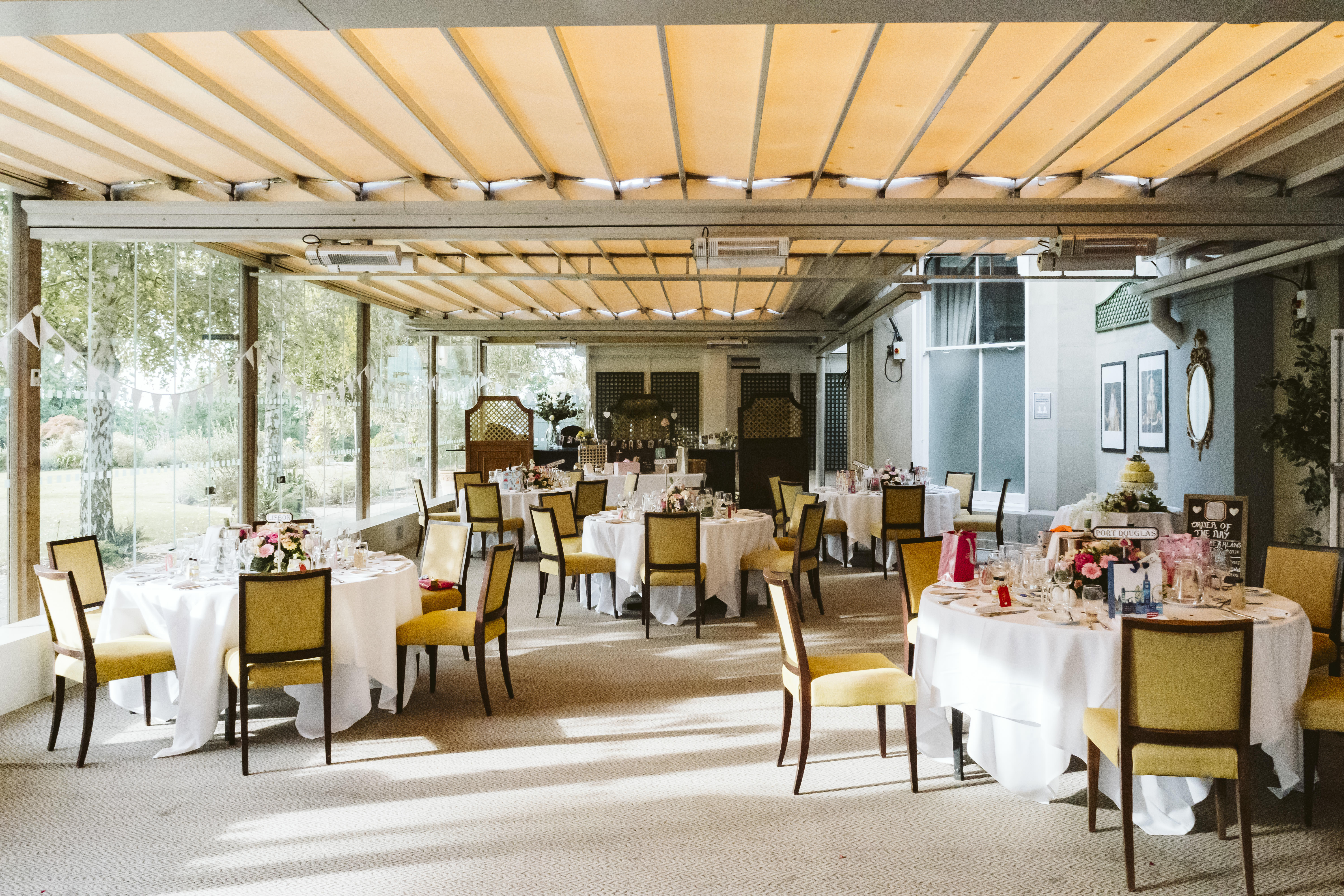Elegant event space at Oatlands Park Hotel, ideal for weddings and corporate gatherings.