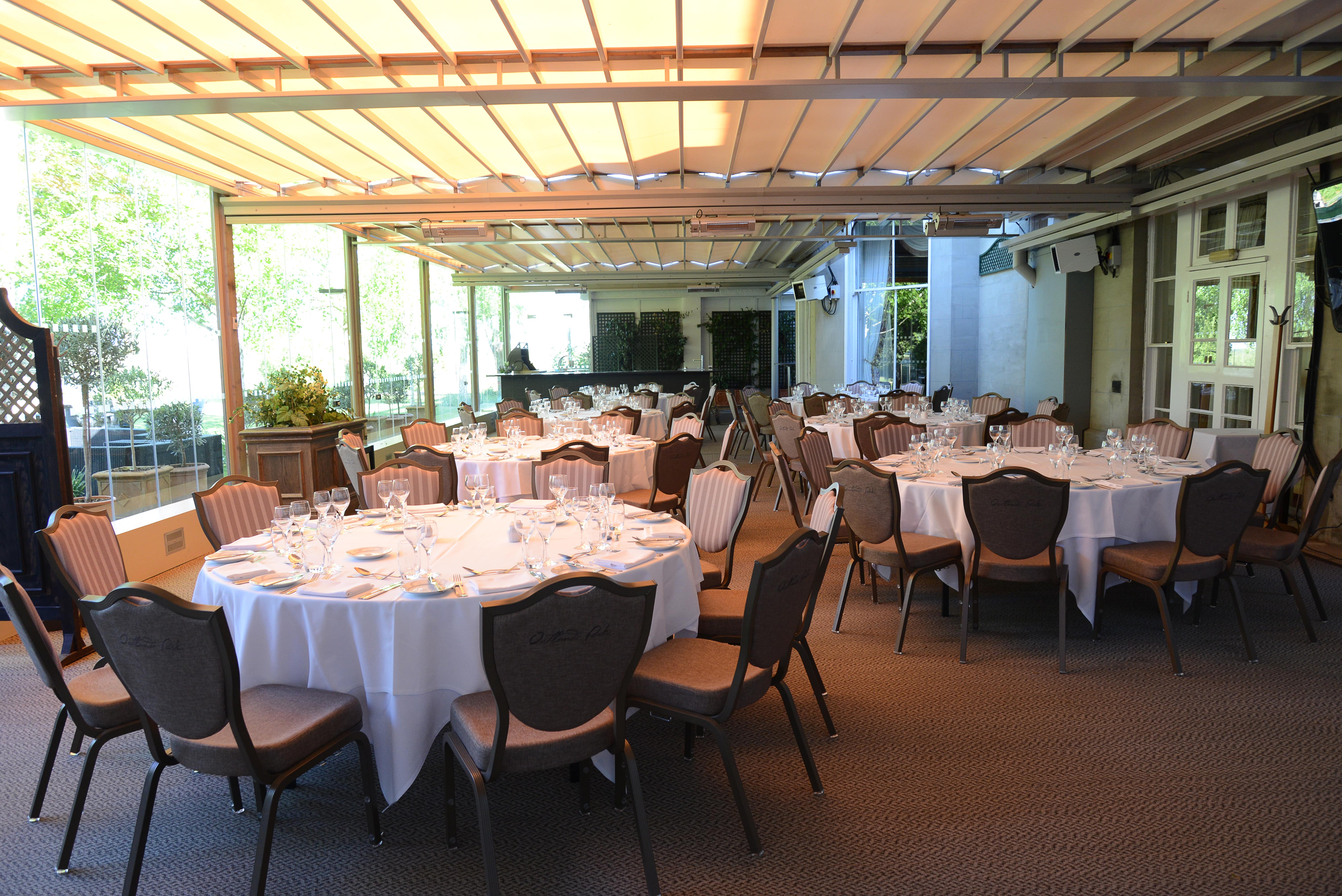 Elegant event space at Oatlands Park Hotel, perfect for banquets and corporate gatherings.
