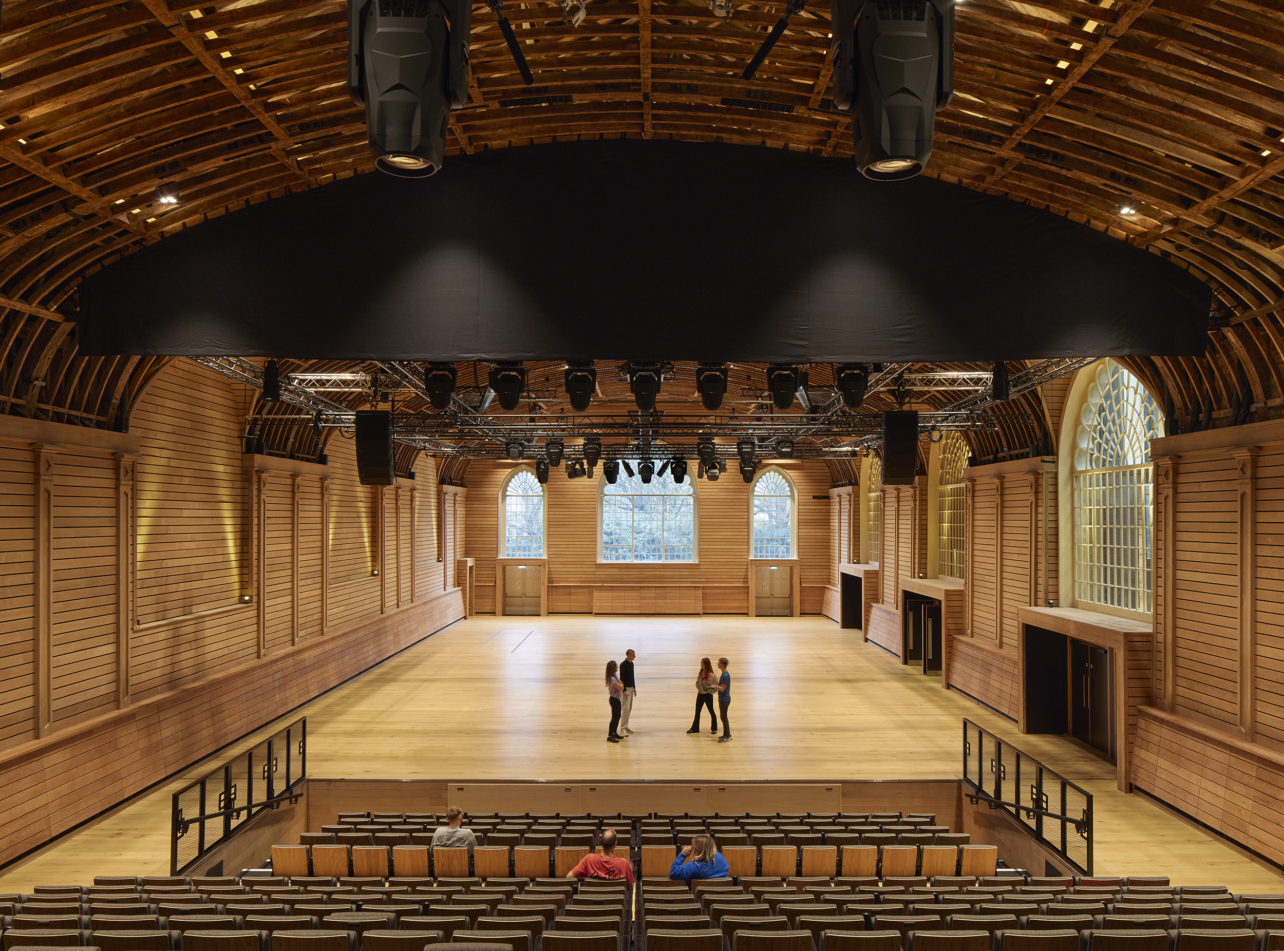 Brighton Dome Corn Exchange: spacious wooden venue for conferences and performances.