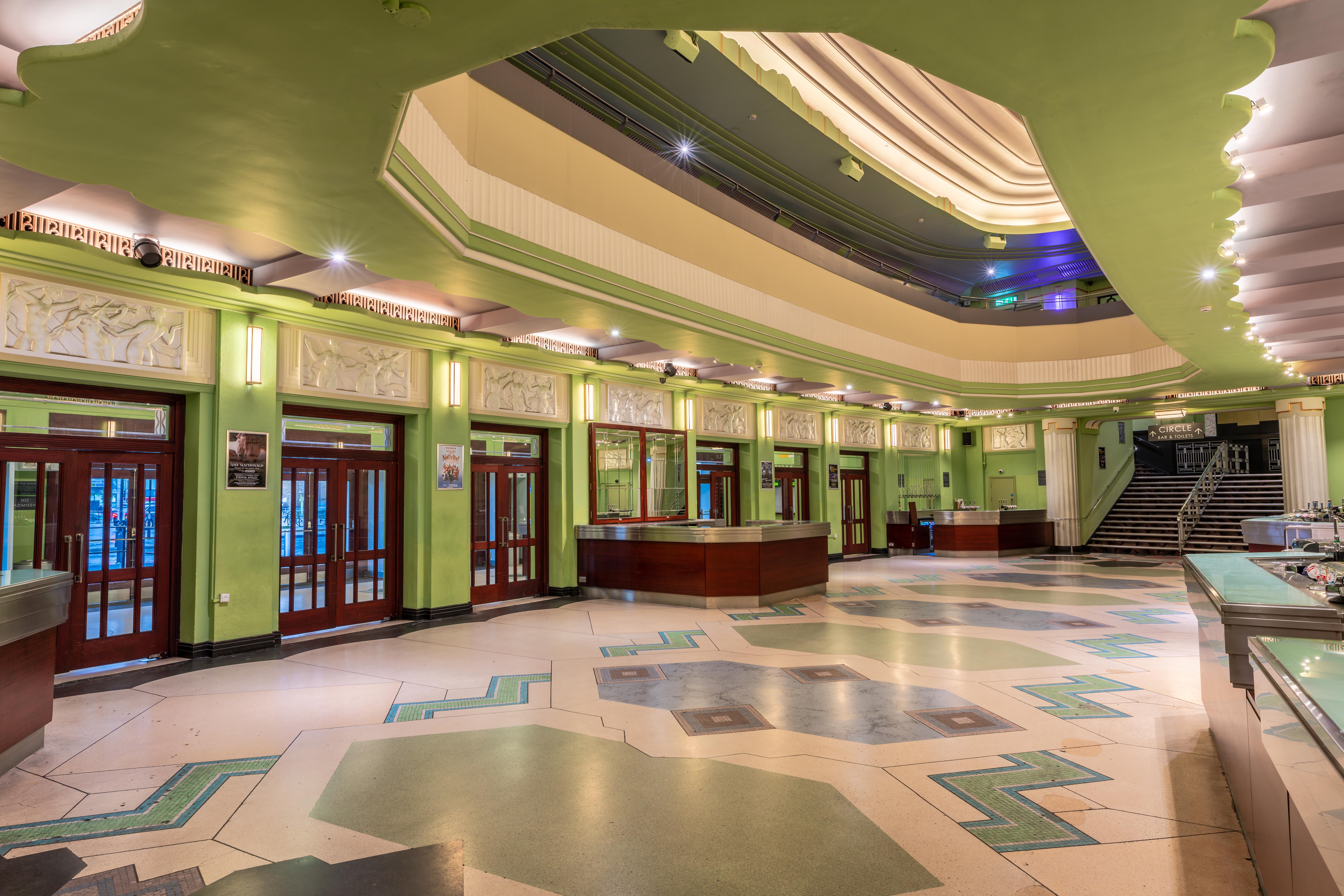 Whole Venue at Eventim Apollo, Hammersmith - elegant art deco space for events and meetings.