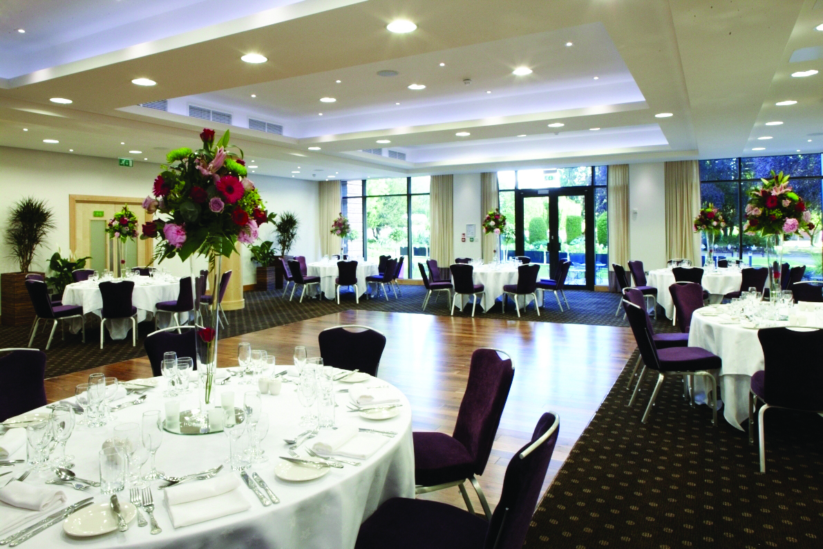 Wimbledon Room at The Lensbury: elegant event space for weddings and corporate gatherings.