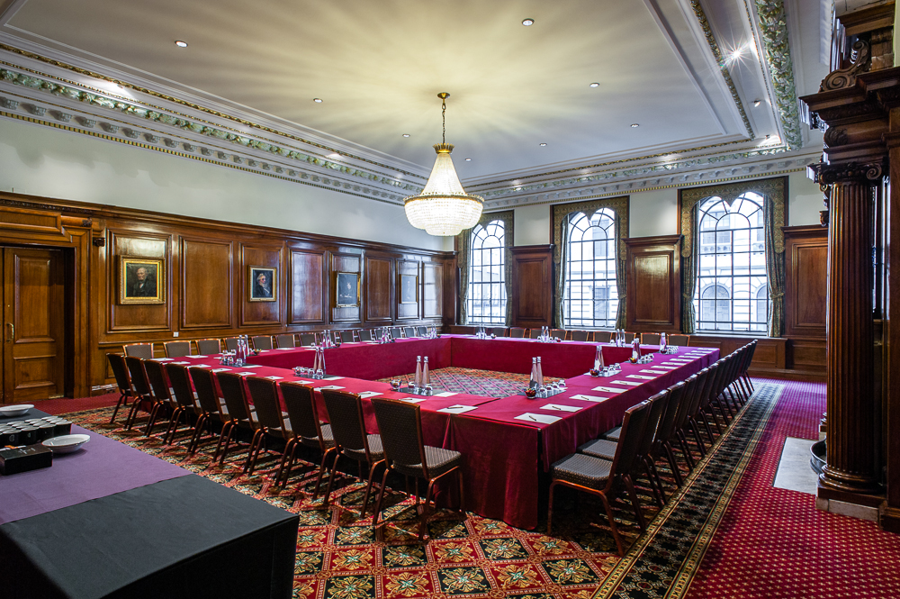 Brunel Room at One Great George Street, elegant meeting space for executive gatherings.