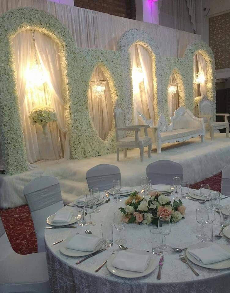 Lakeview Suite at Regents Lake: elegant floral backdrop for weddings and formal events.