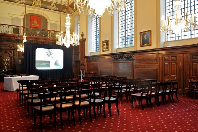 Livery Hall at Vintners' Hall: elegant meeting space for corporate events and conferences.