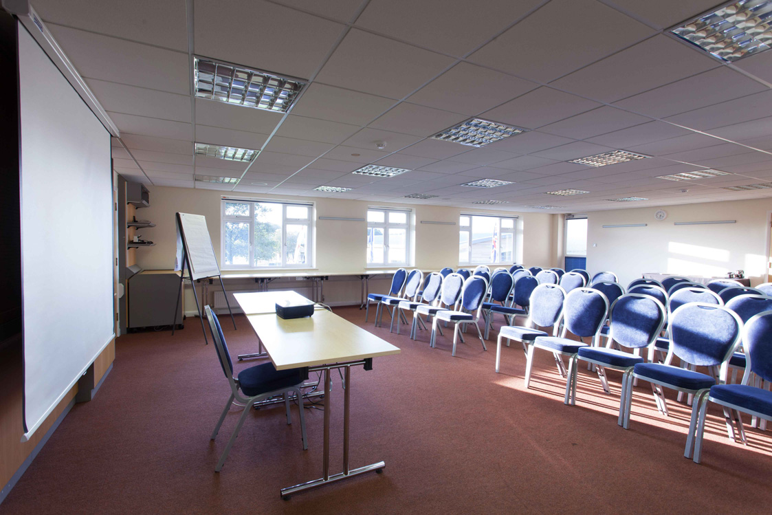 Detling Room at Kent Event Centre, bright meeting space for workshops and presentations.