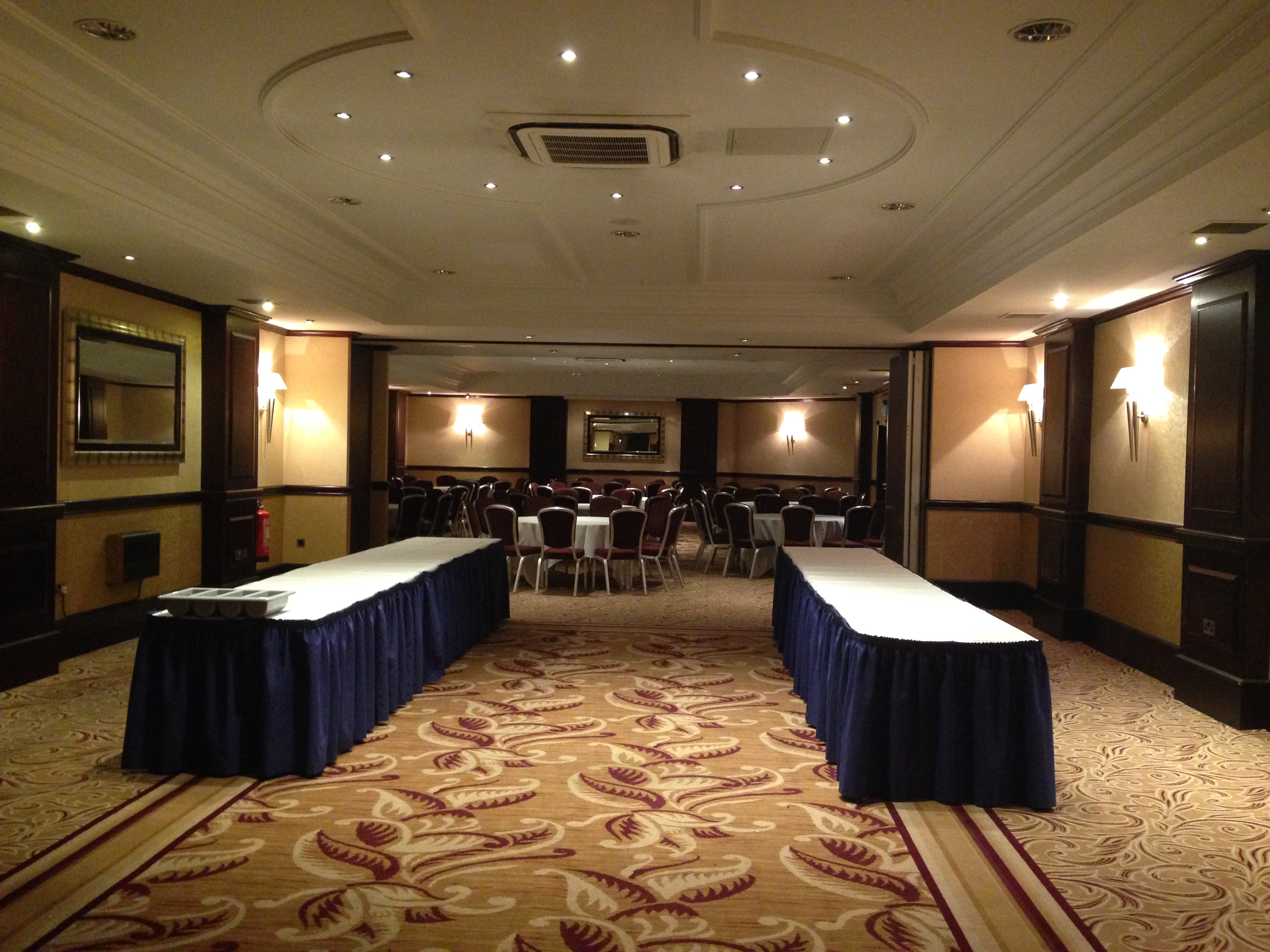 Palmerston Suite meeting room in Edinburgh Grosvenor Hotel, ideal for events and presentations.