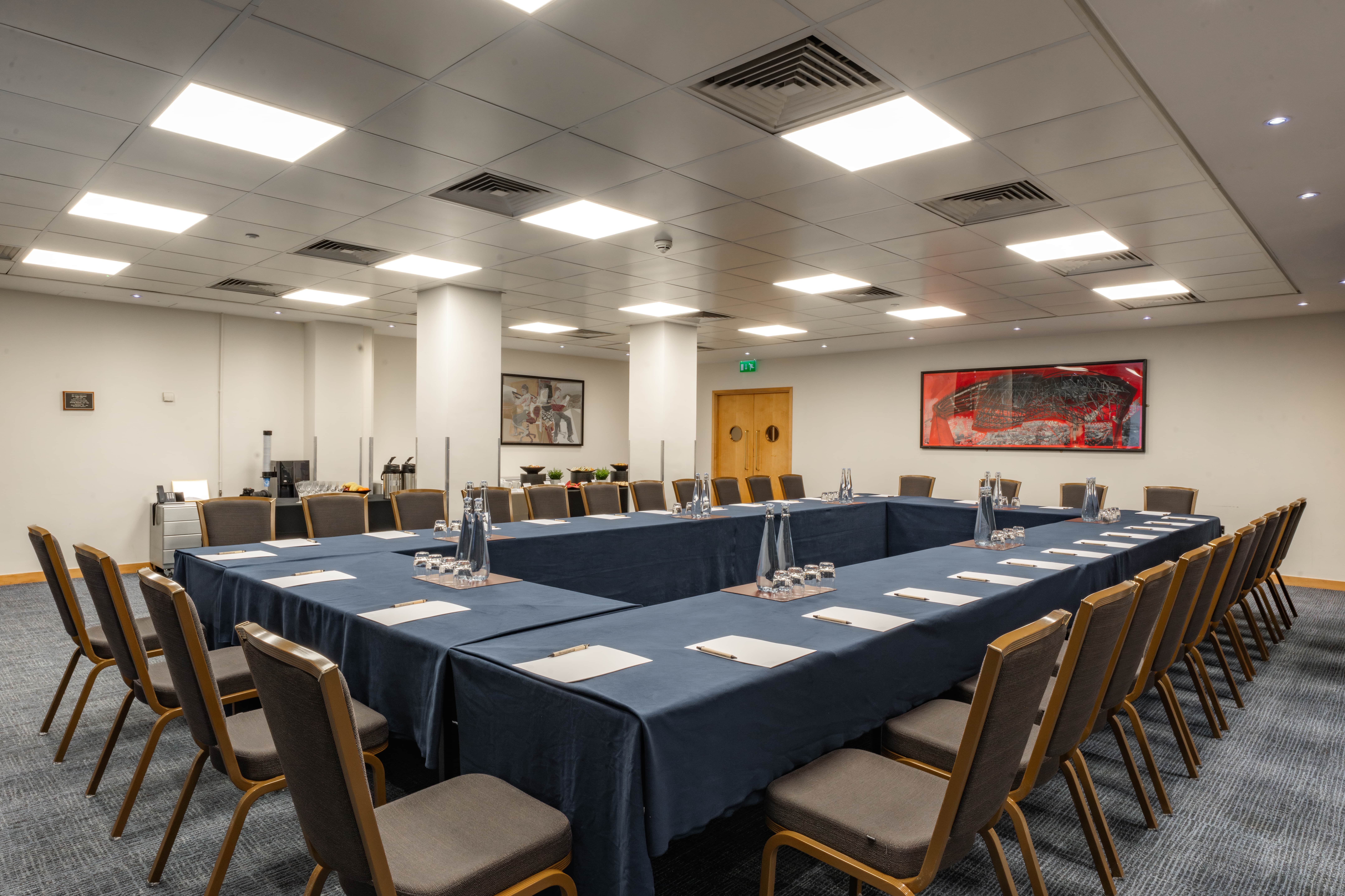 Rennie Room boardroom, U-shape, executive meeting, workshop