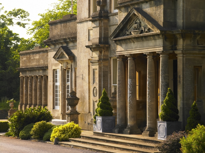 Historic Manor House at Tracy Park, elegant architecture for upscale weddings and events.