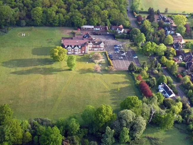 Spacious outdoor event venue at Huntswood, perfect for receptions and team-building activities.