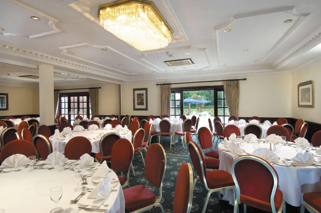 Elegant banquet hall at Huntswood, perfect for weddings and corporate events.