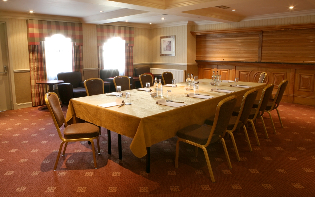 Oakroom meeting room at Norton House Hotel, ideal for professional gatherings and workshops.