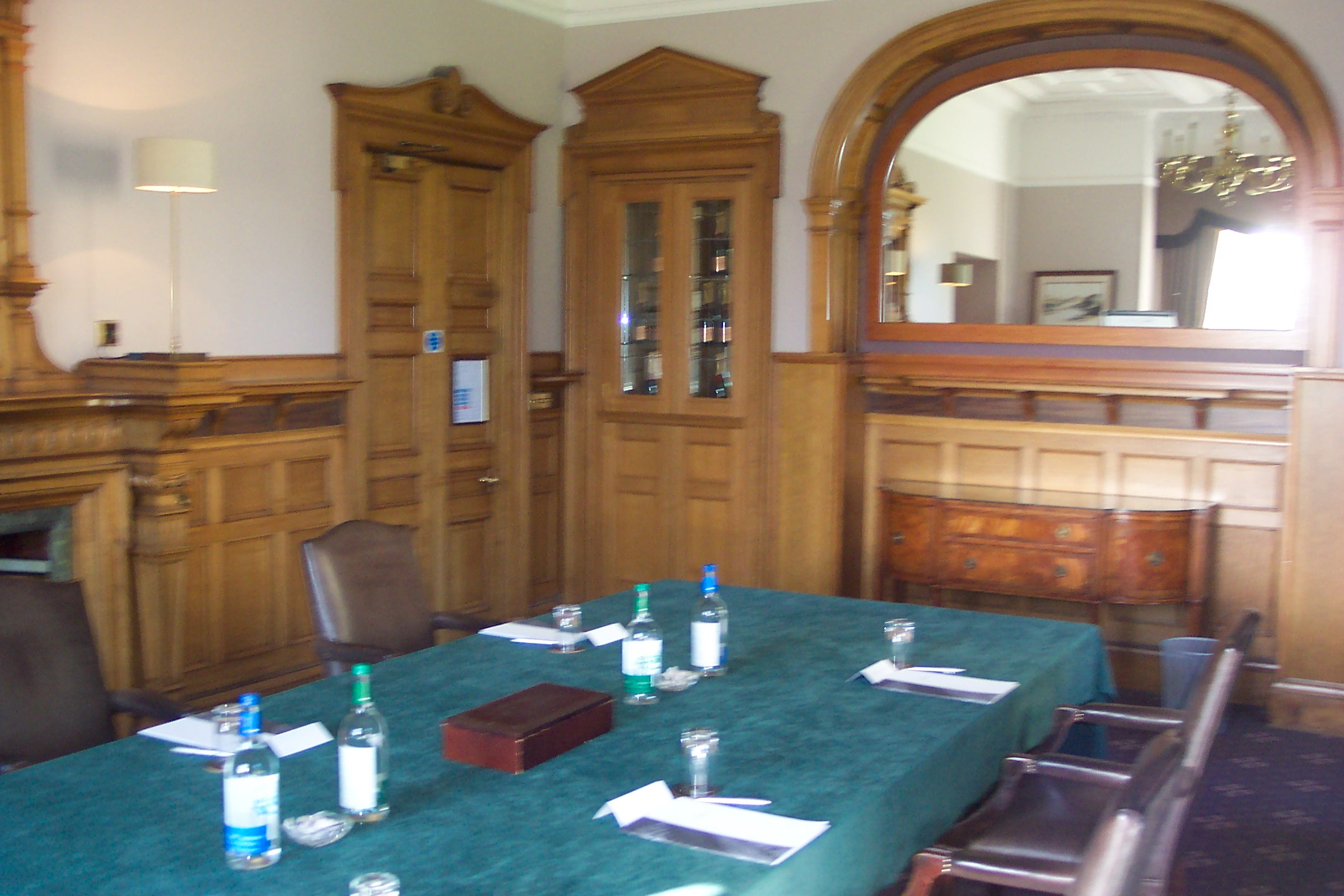 Residents Lounge at Norton House Hotel, elegant meeting room with natural light, ideal for events.