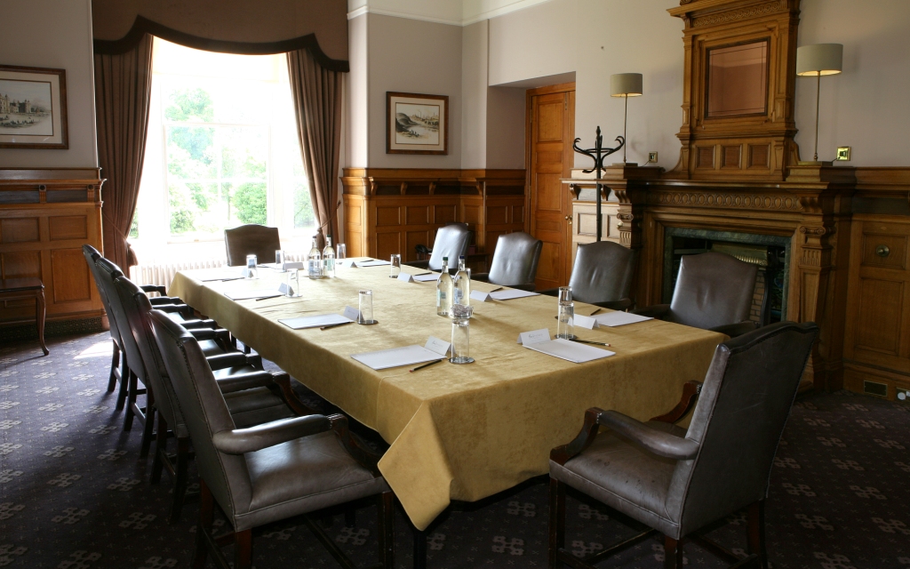 Residents Lounge at Norton House Hotel, elegant meeting room for professional events.