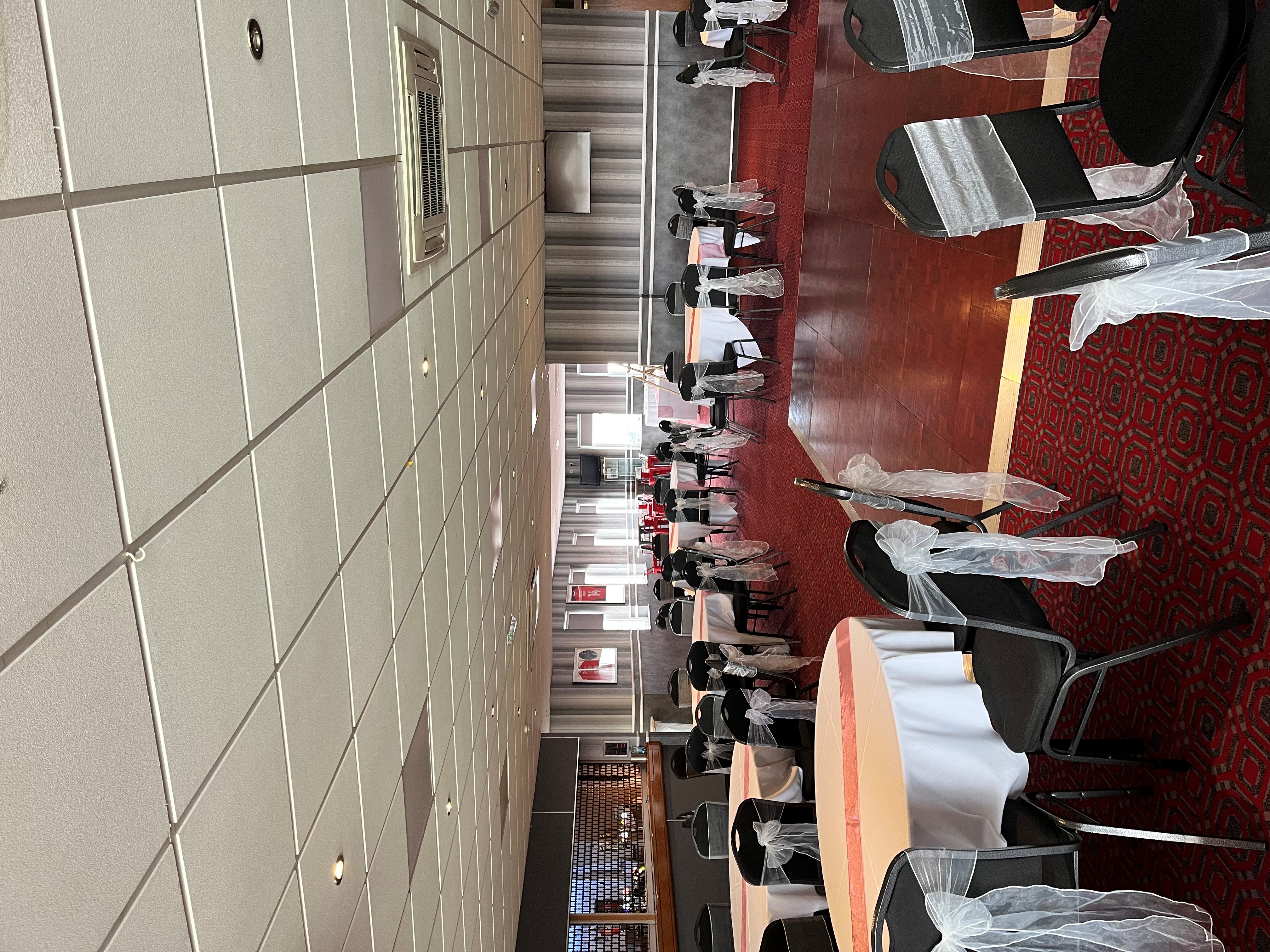 Alan Buckley Lounge at Walsall FC, elegant event space for weddings and corporate meetings.