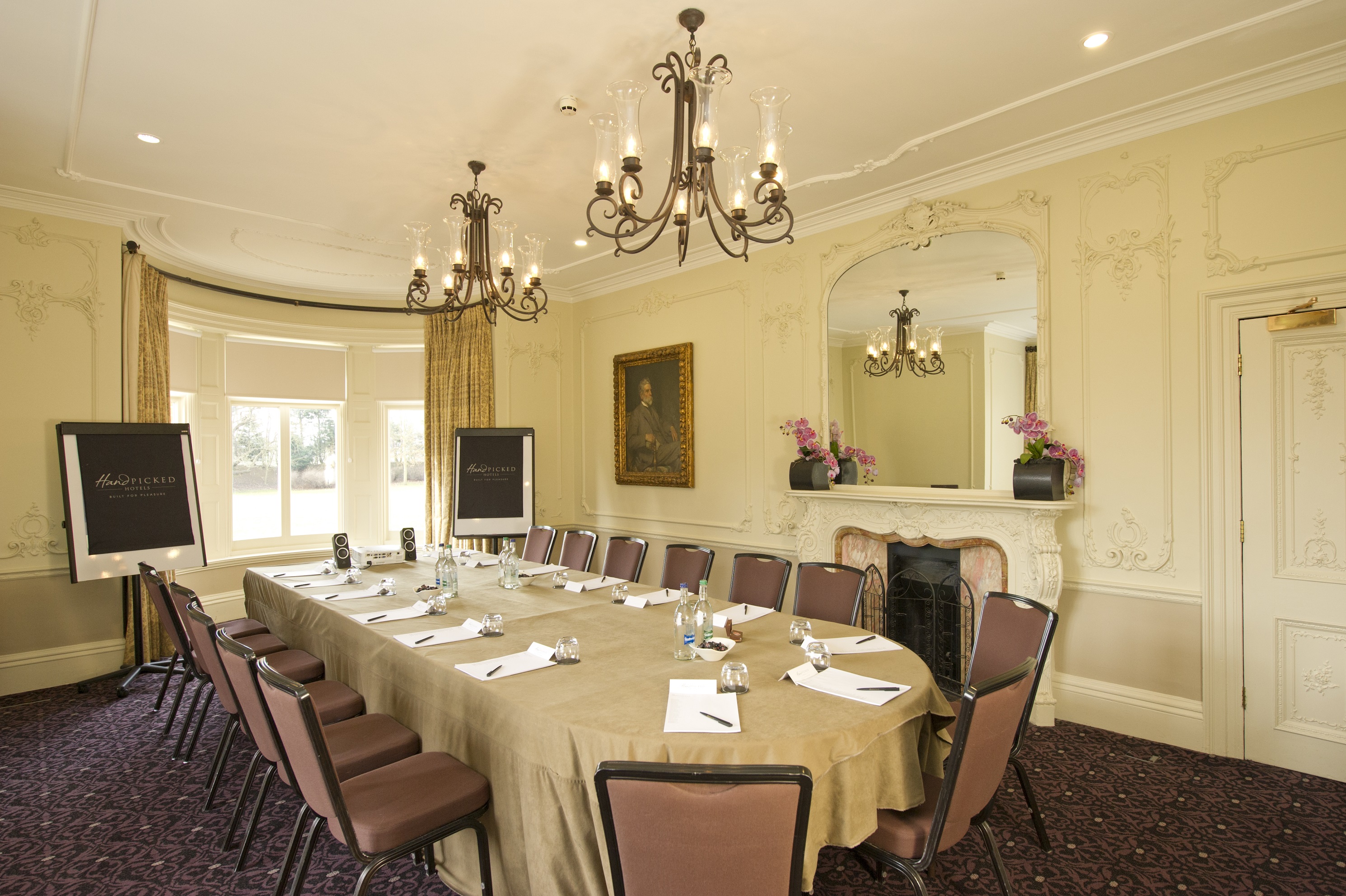 Sitting Room at Woodlands Park Hotel, elegant meeting space for corporate events.
