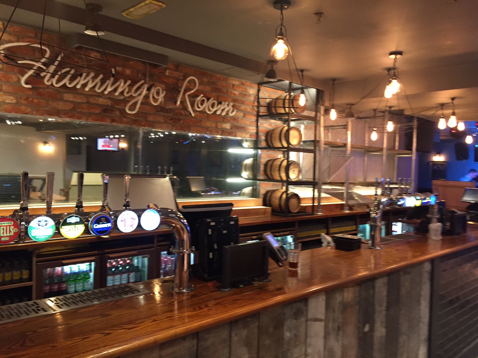 Stylish bar in Flamingo Room, O'Neill's Wardour Street for networking events and gatherings.