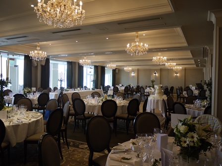 Elegant event space at L'Horizon Beach Hotel, perfect for weddings and gatherings.