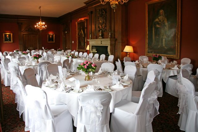 Elegant banquet hall at Crathorne Hall Hotel, perfect for weddings and corporate events.
