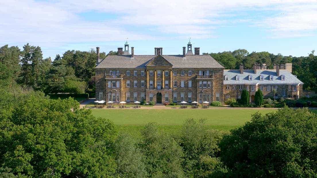 Elegant Crathorne Hall Drawing Room, ideal for upscale corporate events and retreats.