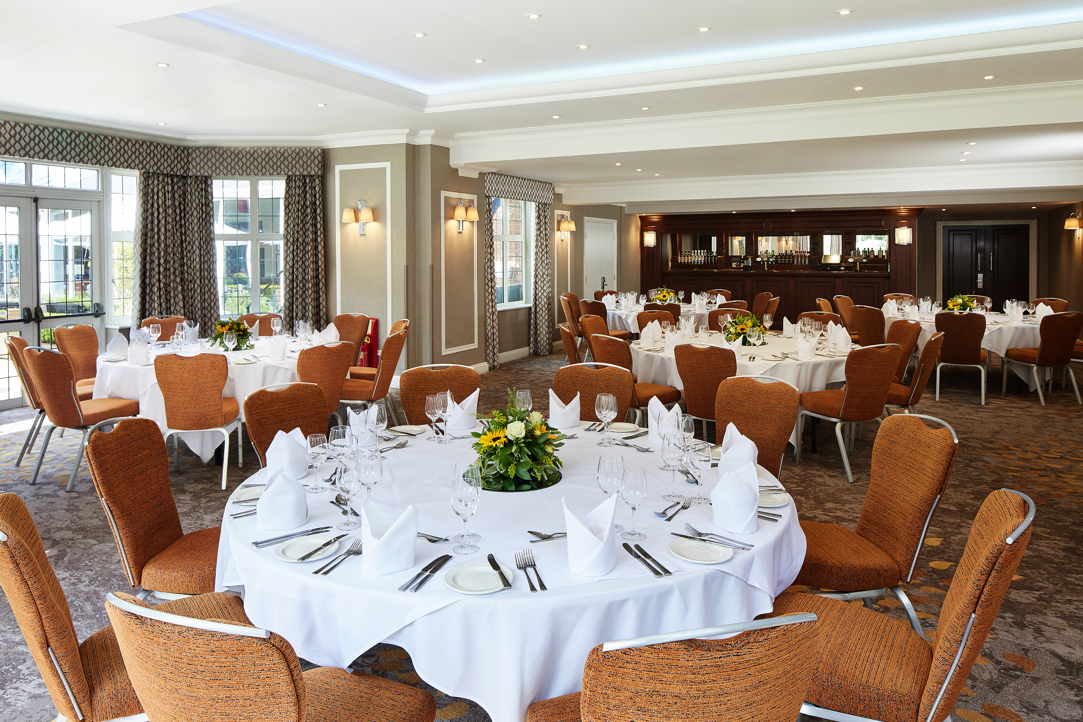 Bulstrode Suite at The Bull Hotel, elegant event space for corporate meetings and gatherings.
