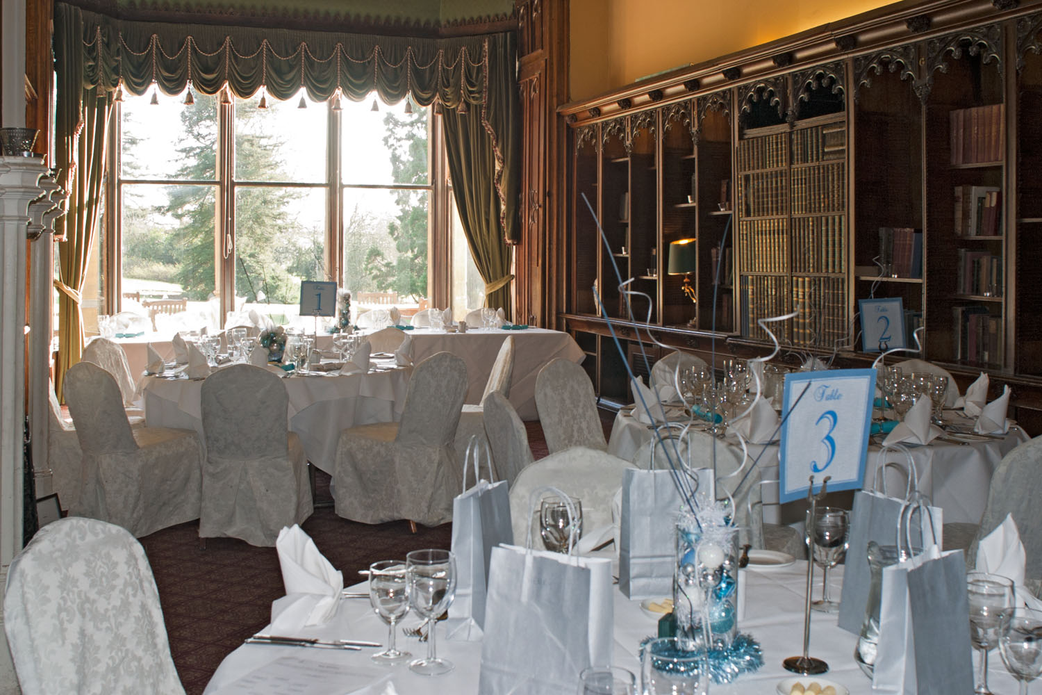 Elegant event space at Ettington Park Hotel, ideal for weddings and corporate gatherings.