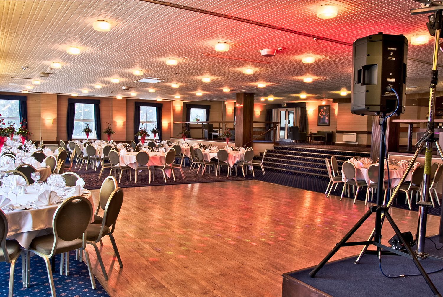 Elgar Suite at The Abbey Hotel, elegant venue for weddings and corporate events.
