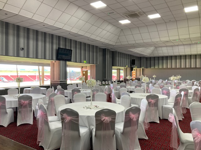 Ray Graydon Lounge at Walsall FC, elegant event space for weddings and corporate events.
