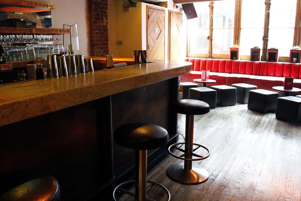 Stylish bar at Joe's Southern Table for cocktail events in Covent Garden