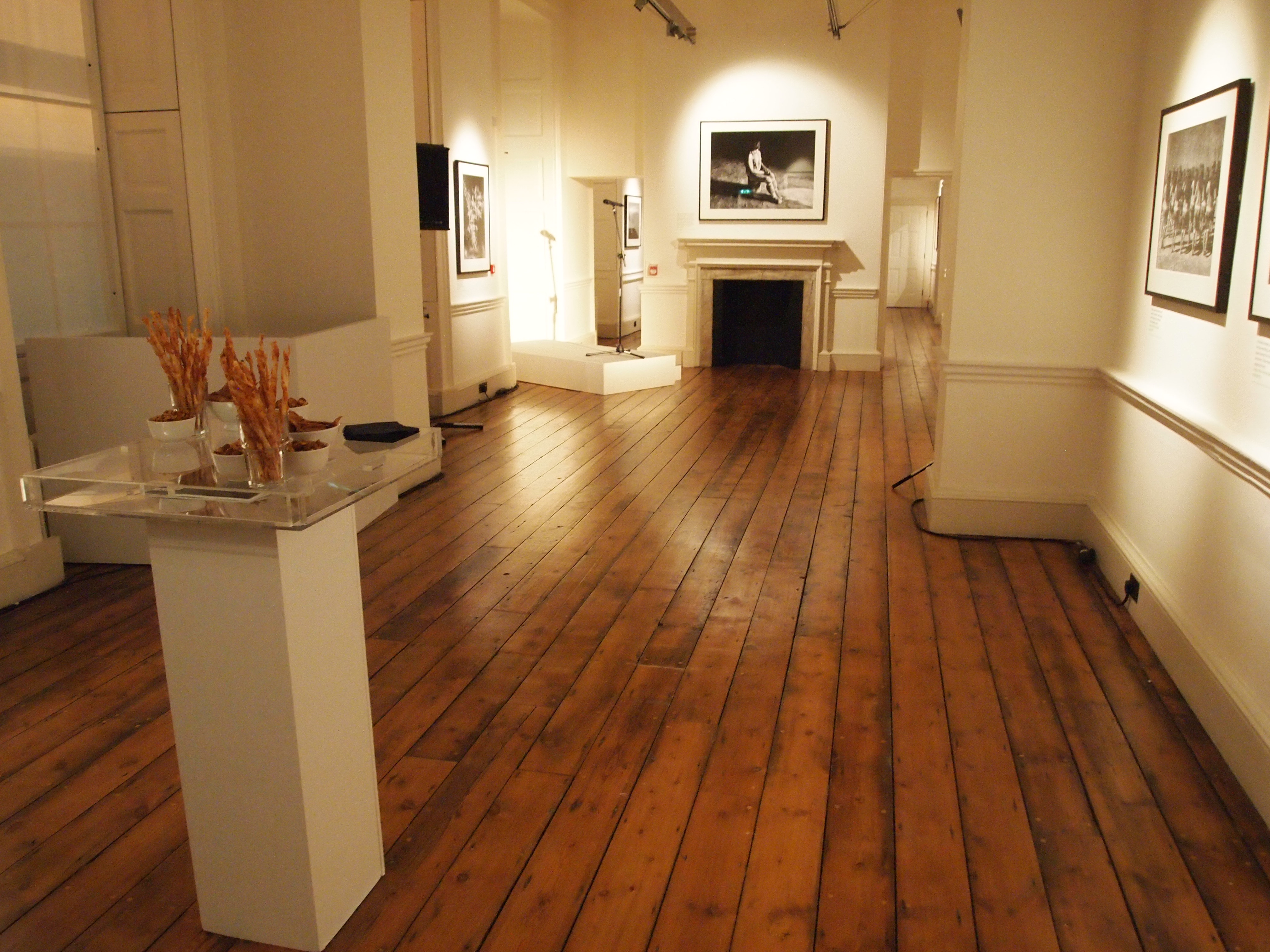 East Wing Somerset House gallery, polished floors, ideal for art exhibitions and corporate events.