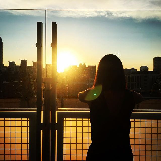 Corinthian Roof Terrace sunset view at Kia Oval, ideal for evening events and networking.