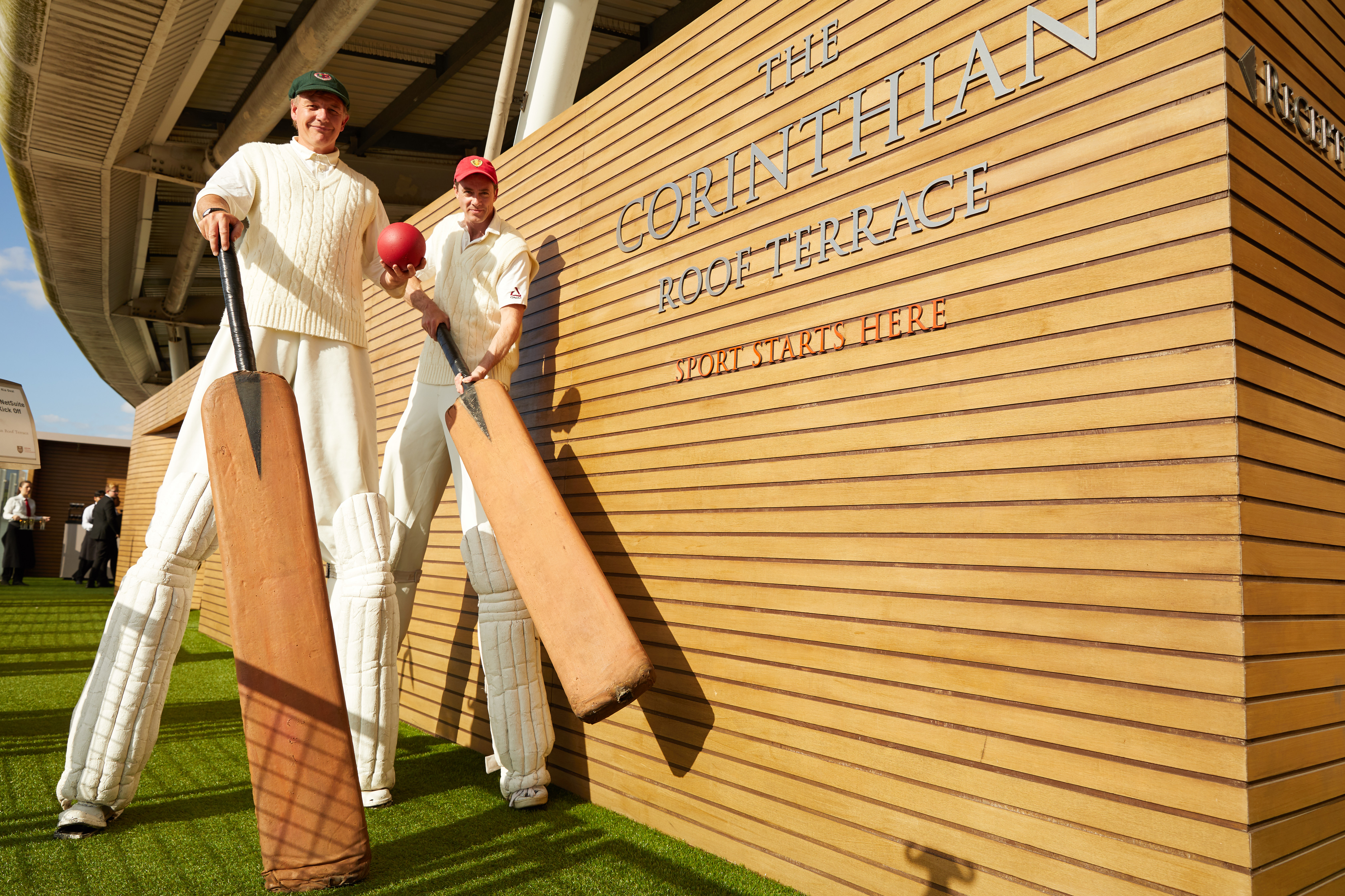 Corinthian Roof Terrace at Kia Oval, ideal for cricket-themed corporate events.