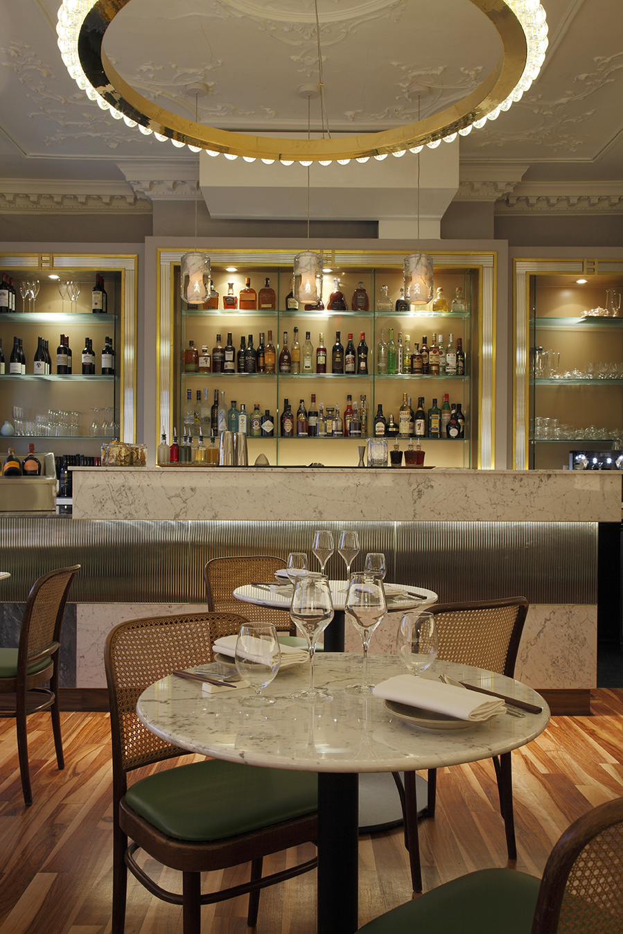 Sophisticated Saigon Bar setup for upscale events and networking receptions.