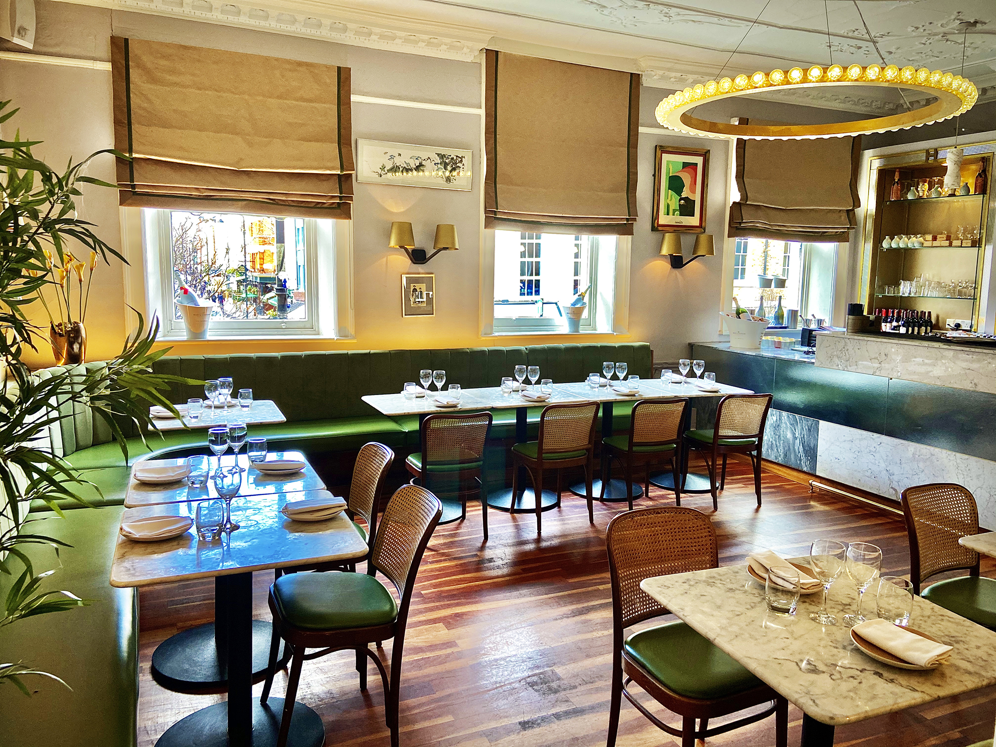 Stylish Saigon Bar with modern decor, ideal for intimate events and private dining.