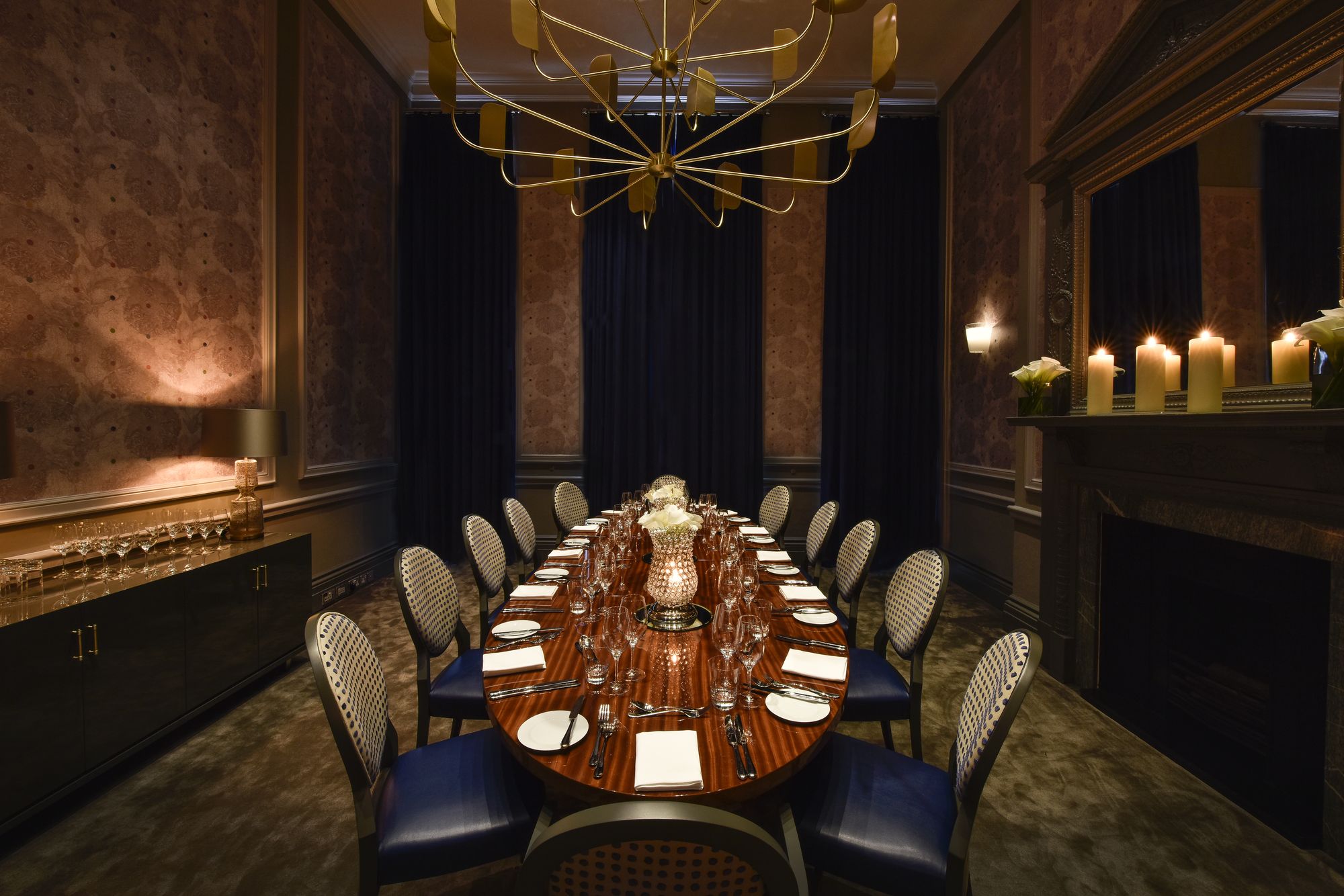 Elegant private dining room at Andaz London, perfect for corporate events and meetings.