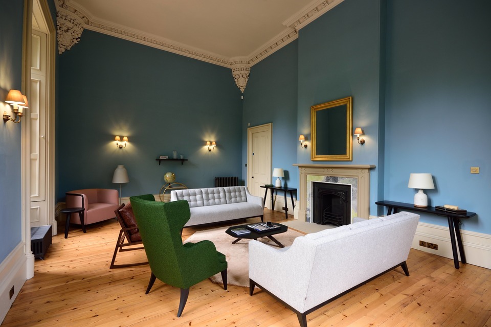 Ground Floor Rooms in Lews Castle: stylish meeting space for workshops and gatherings.