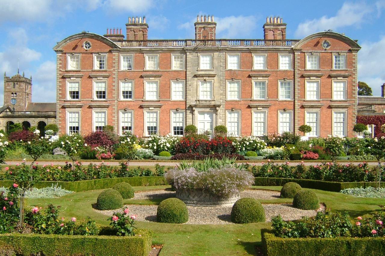 Historic venue in Weston Park with elegant architecture for upscale events and weddings.