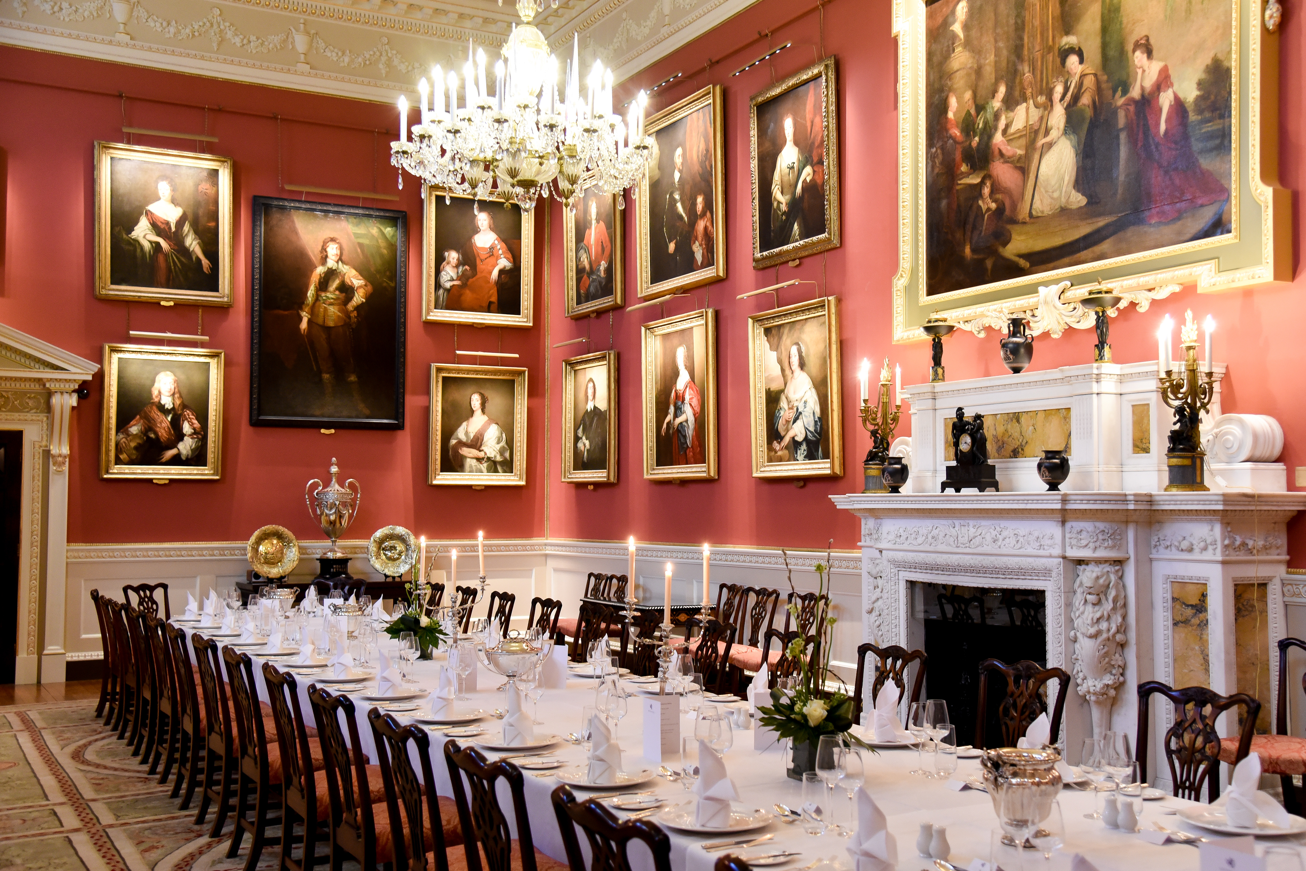 Elegant private dining room at Weston Park, perfect for formal events and gatherings.