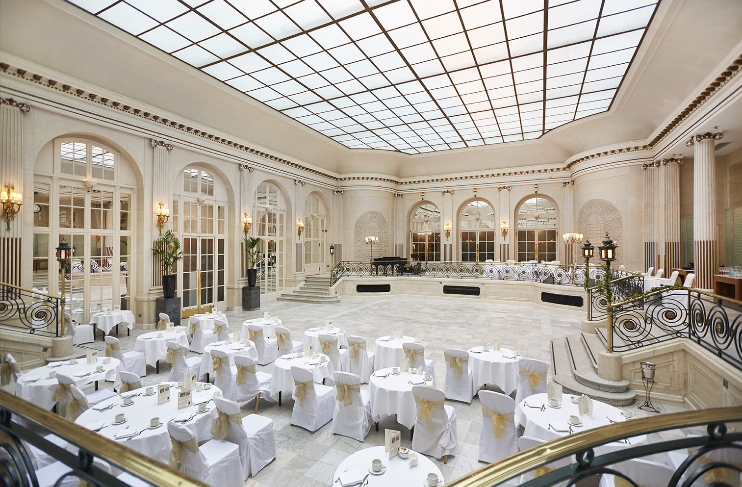 Elegant Adelphi Suite at The Waldorf Hilton, ideal for weddings and corporate events.