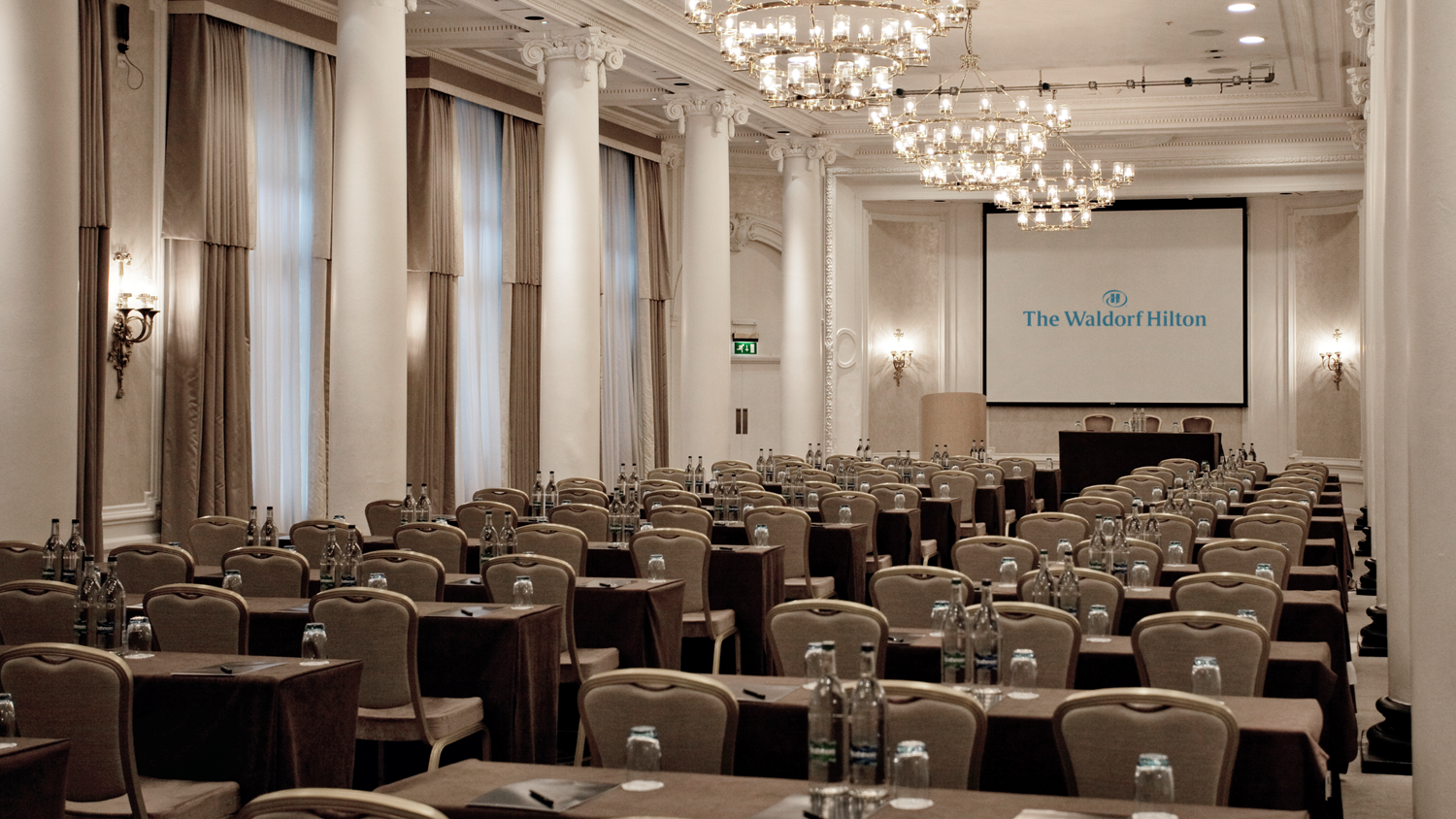Adelphi Suite at The Waldorf Hilton, London, elegant conference room for corporate events.