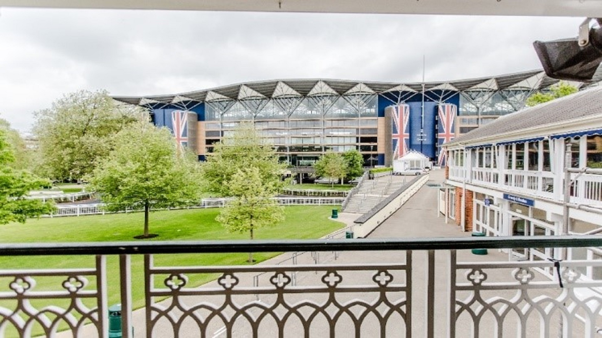 Old Paddock Suite at Ascot Racecourse, spacious outdoor venue for events and gatherings.