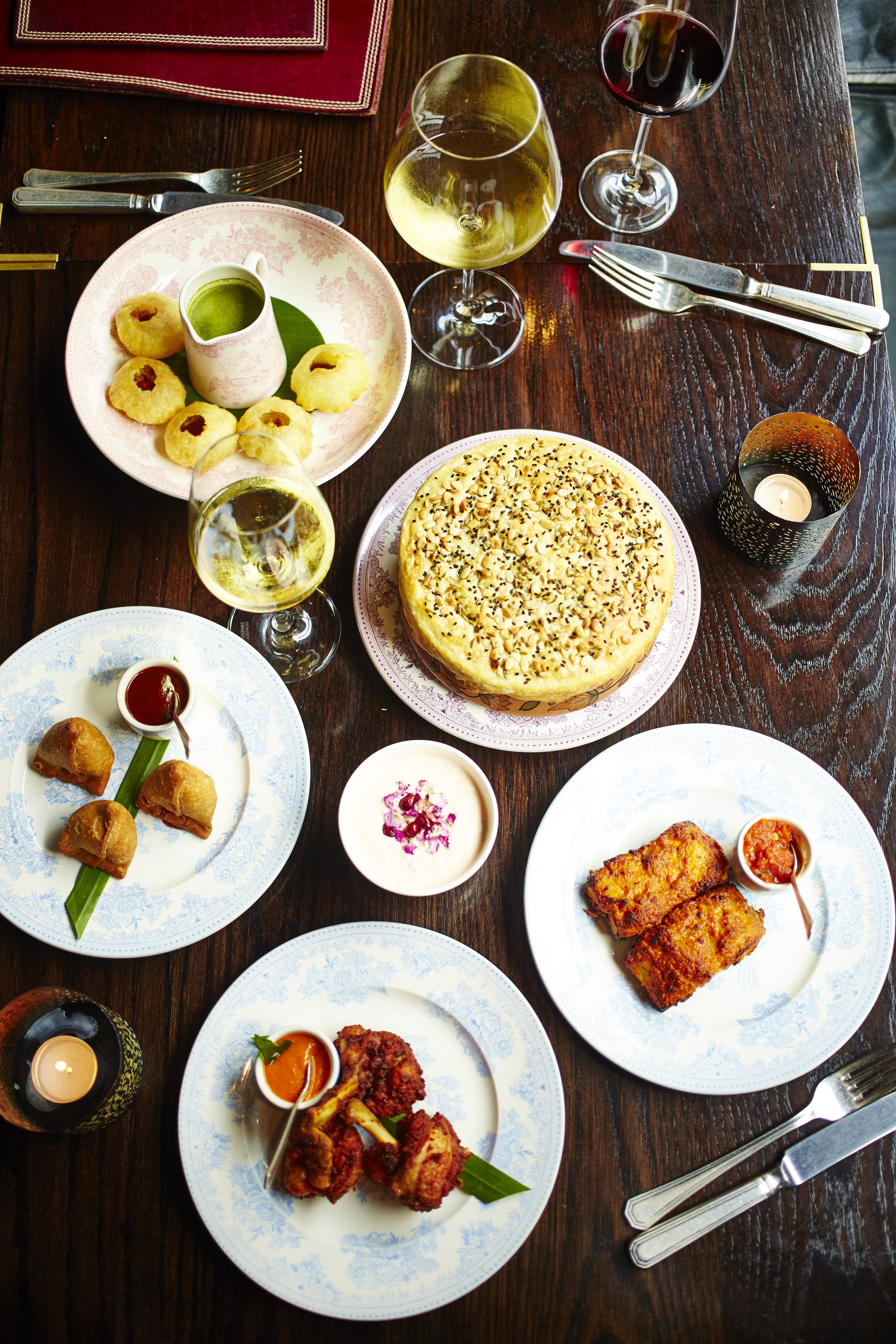 Elegant dining table in Private Dining Vault V20 for upscale corporate events.