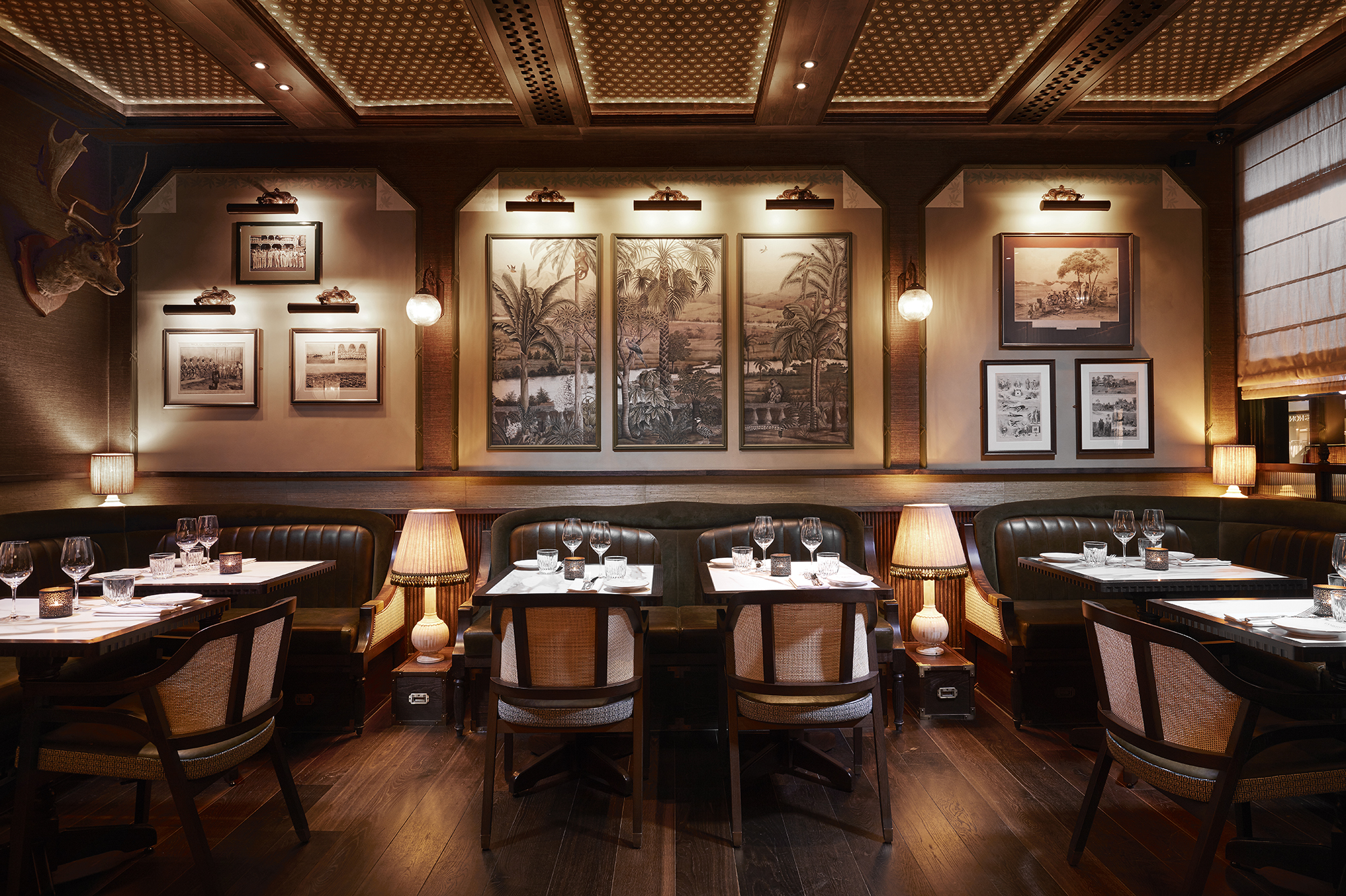 Elegant dining space for exclusive venue hire, perfect for upscale events and corporate dinners.