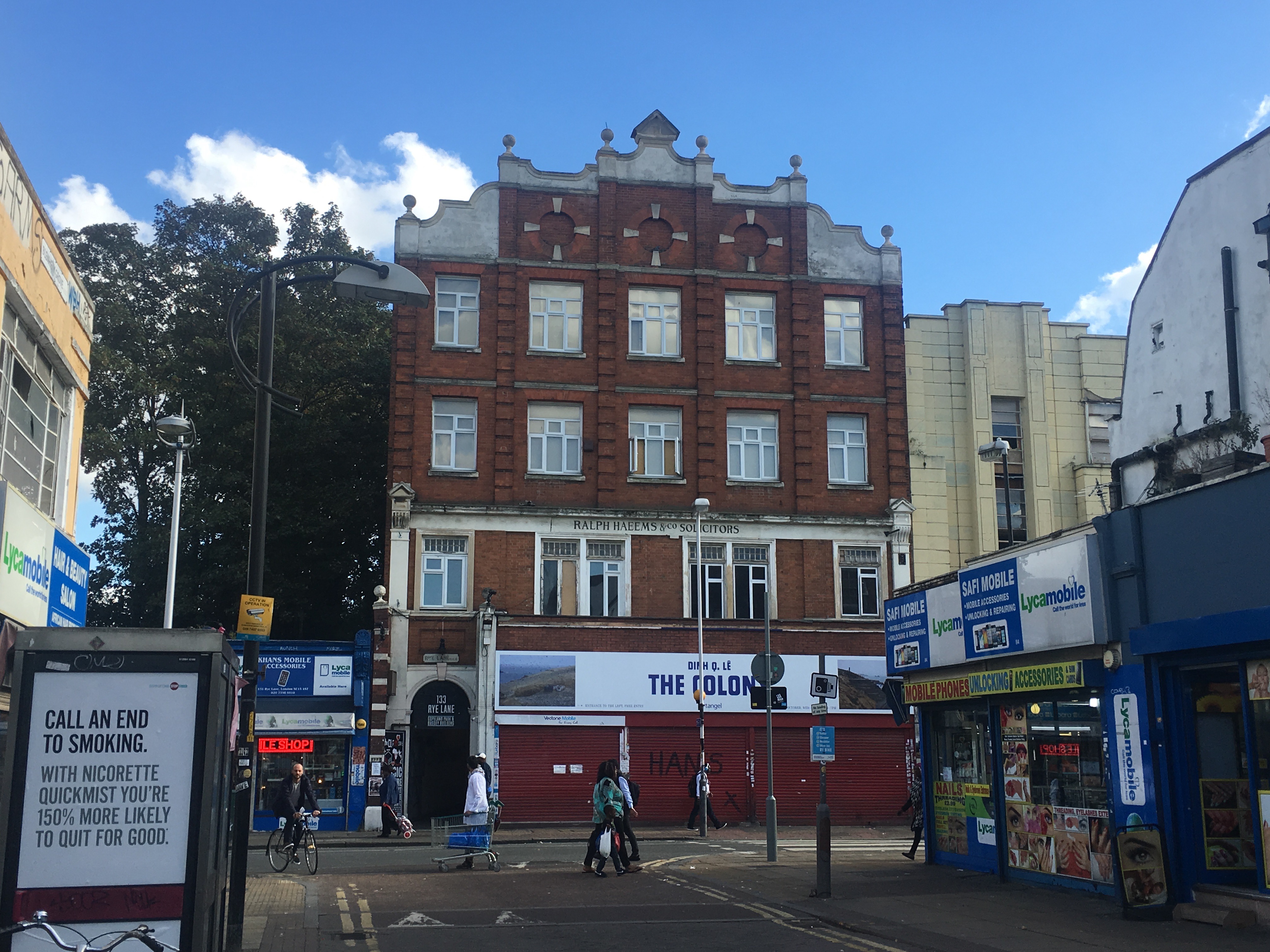 First Floor at 133 Rye Lane, historic venue for urban events and meetings.