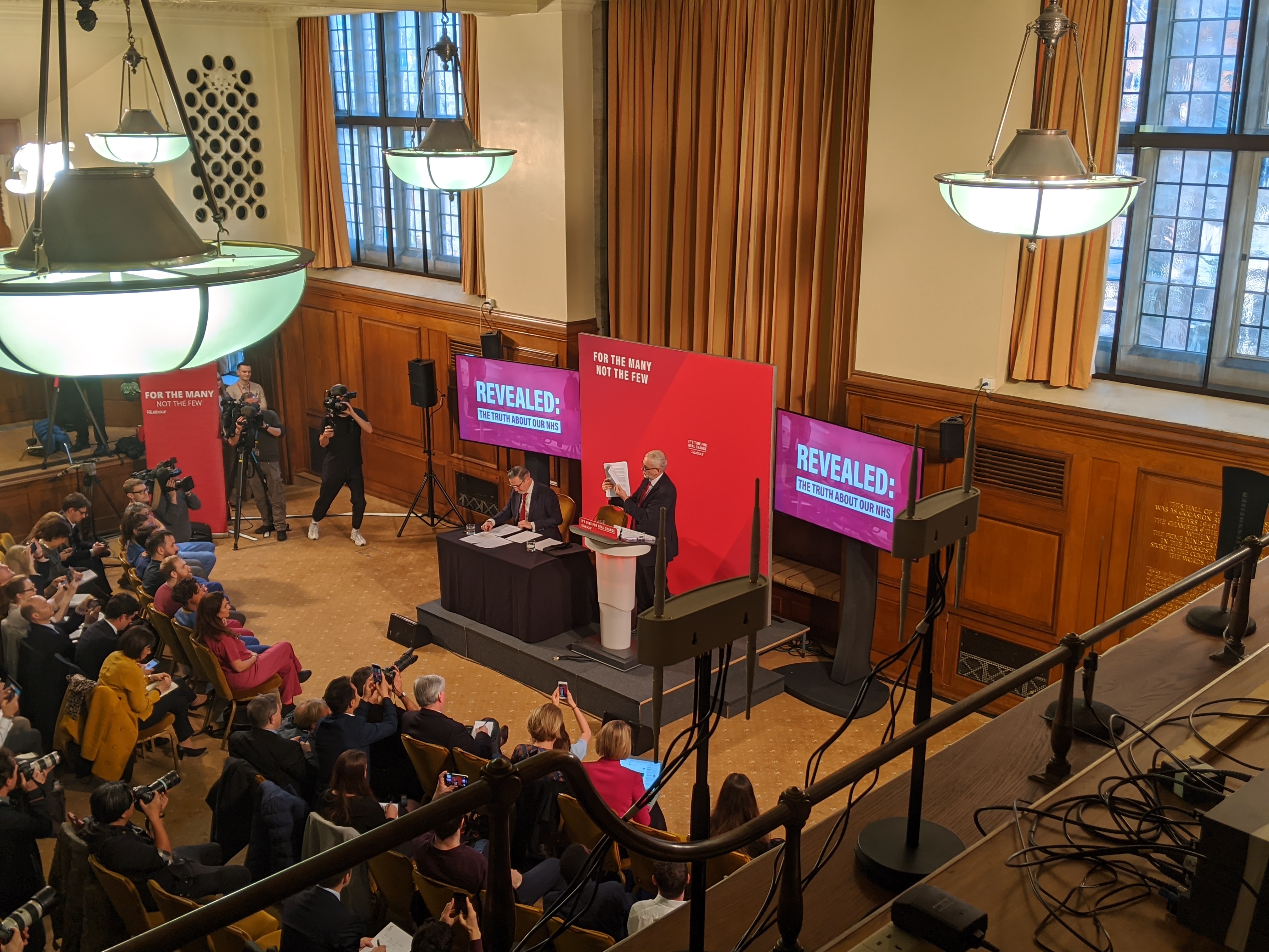 Policy Reveal Press Conference Hoare Hall