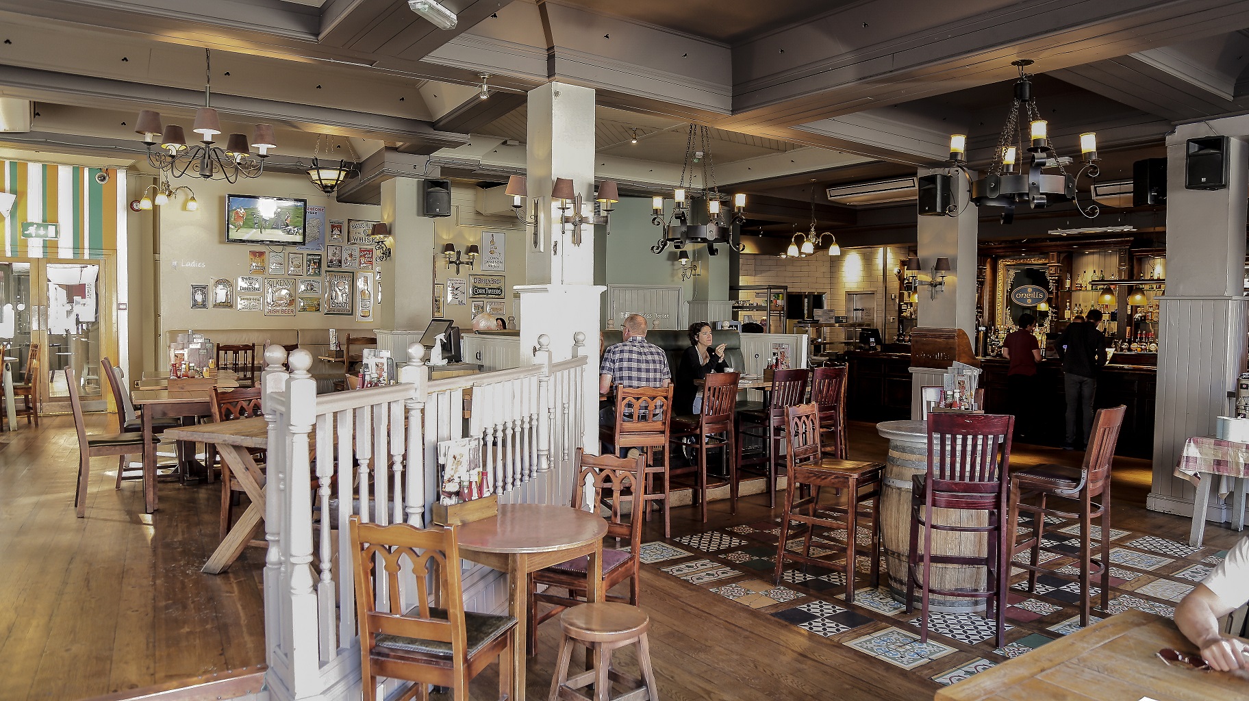 Spacious venue in O'Neill's Kings Cross, ideal for casual meetings and events.