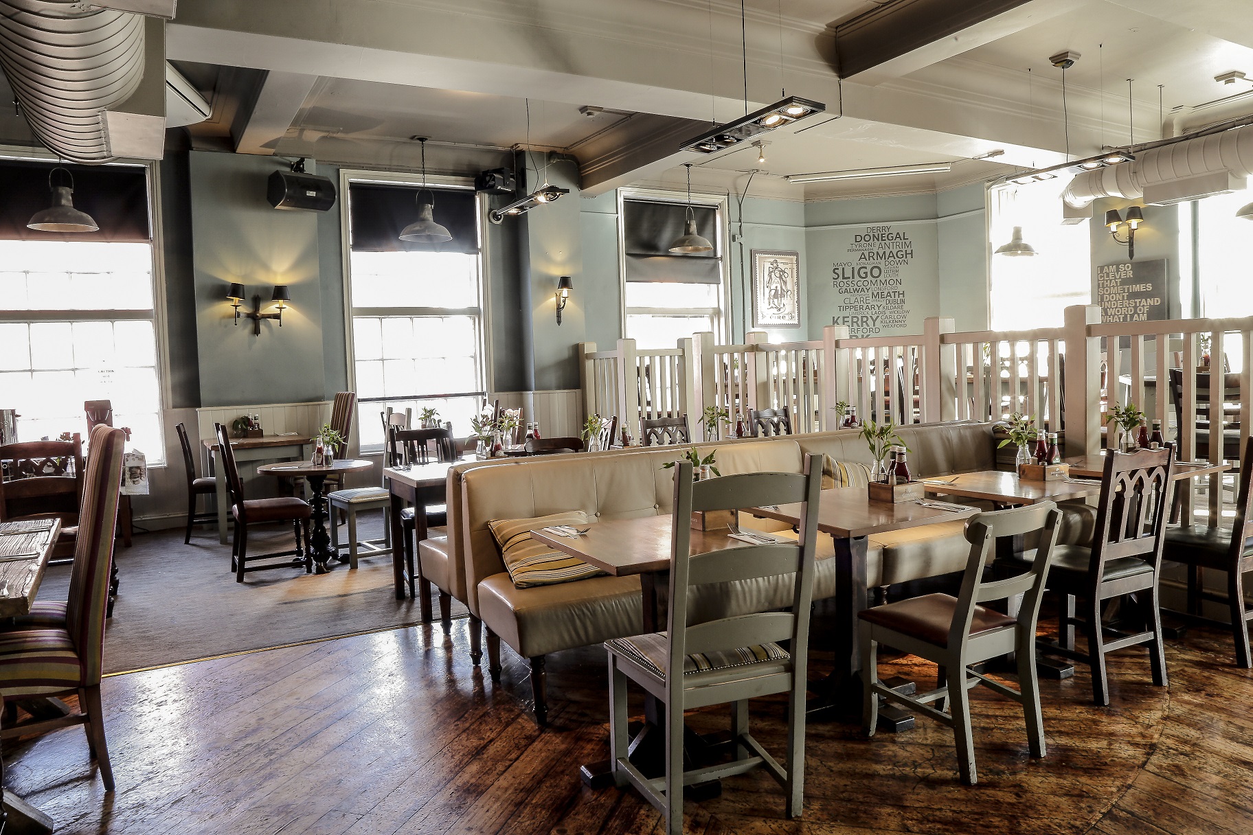 Private function room at O'Neill's Kings Cross, ideal for networking events and meetings.